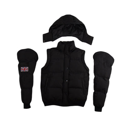 War Puffer Jacket Black